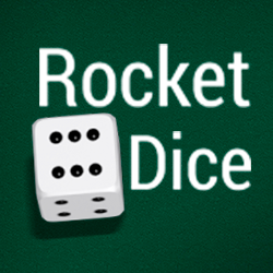 Imagem de capa do jogo Rocket Dice sendo citado como jogo de slot com alta porcentagem de RTP